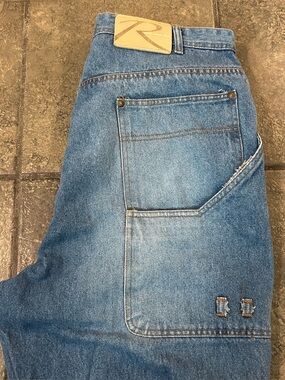 Vintage Y2K Rio Baggy Denim Skater Jeans Size 36 Carpenter